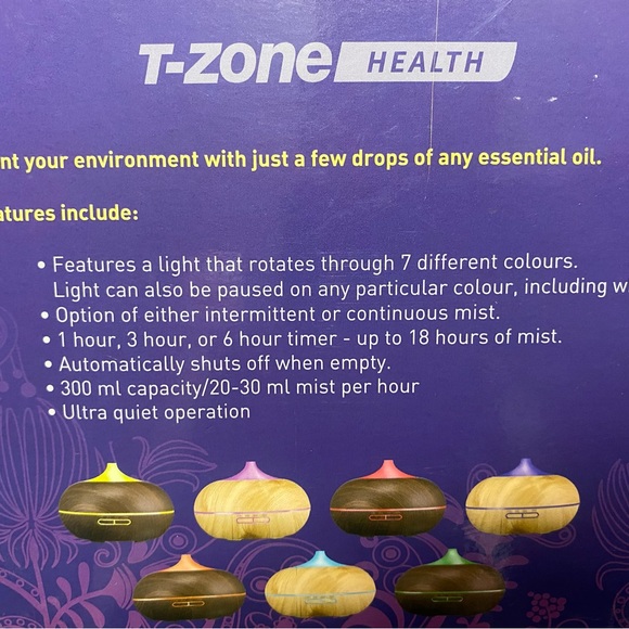 Ultrasonic diffuser with light built in - Picture 4 of 7